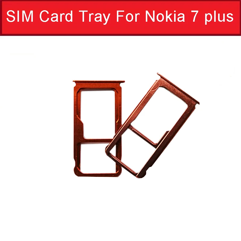 Genuine SIM Card Tray Holder For Nokia 7 Plus 7+ Sim SD