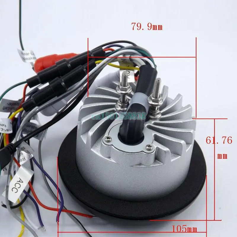 round marine stereo with bluetooth