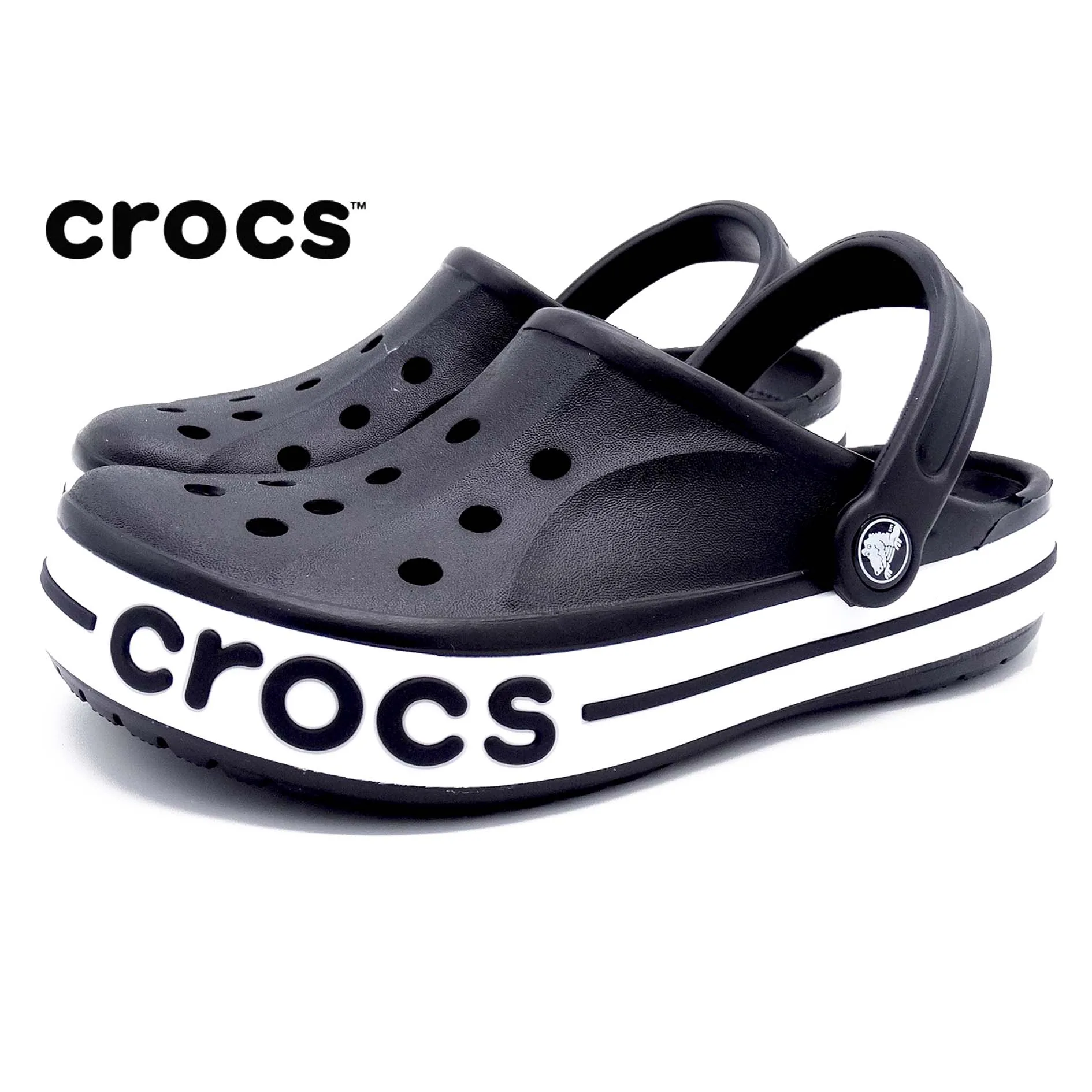 CROCS Bayaband Clog for Children Beach Sandals girl Crocs-shoes Quick-dry Water Shoes Slipper
