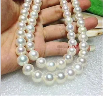 

FREE SHIPPING HOT sell new Style >>>>> 33 INCH HUGE AAA11-12MM Real South Sea White Pearl Necklace 14k GOLD CLASP