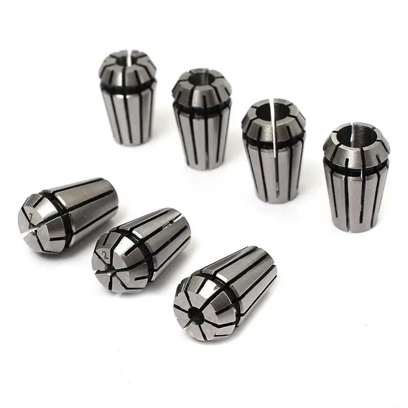 

7x ER11 Spring Collet Set for CNC Engraving Machine Milling Lathe Tool & Boxes _