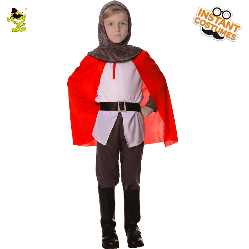Дети рыцарь Костюмы воинов Хэллоуин Дети костюмированное платье вечерние костюмы для косплея наряды