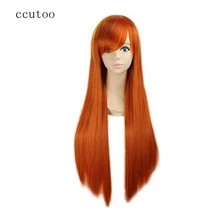 Ccutoo 80 см/3" Eva Neon Genesis Evangelion Asuka Langley Soryu длинные прямые синтетические волосы парик термостойкие косплей парики