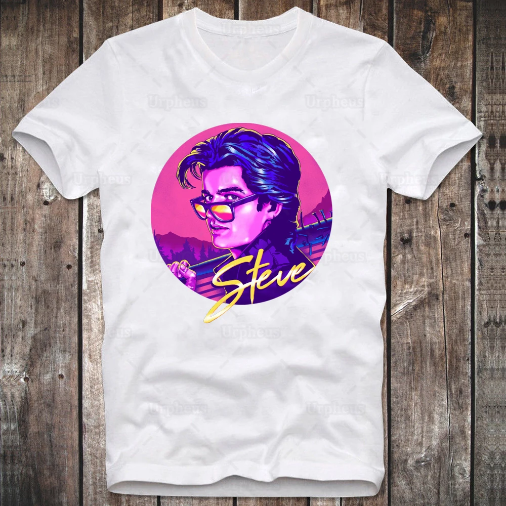 

Steve Harrington Tshirt 80s 90s Vaporwave Tv Tshirt Babysitter Steve Harrington Summer Short Sleeve Tees