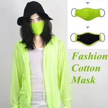2 шт. PM2.5 маска от пыли модная зеленая хлопковая маска унисекс для мужчин и женщин Анти-пыль Хлопок Рот Лицо Защитная смываемая маска