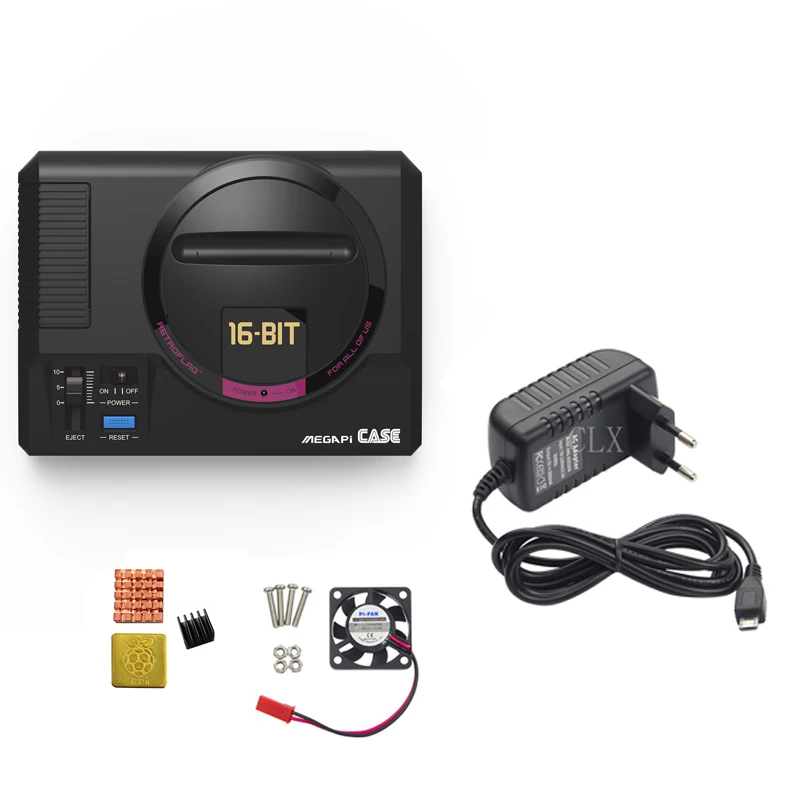  Retroflag MEGAPi Case +Raspberry pi 3B+(Plus)+16/32GB card+5V 3Apower+HDMI+Heat sink for Raspberry 
