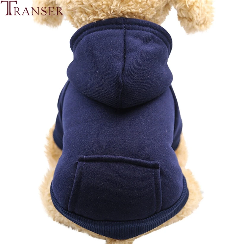 

Drop Shipping Casual Dog Winter Hoodies Sweatshirts with Pocket Small Dog Warm Coat Pet Clothes 80913