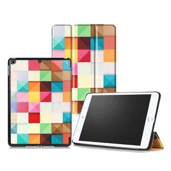 

30PCS/Lot Luxury Print Stand PU Cover Case For iPad 9.7 2017 Slim Folio Covers By DHL Fedex