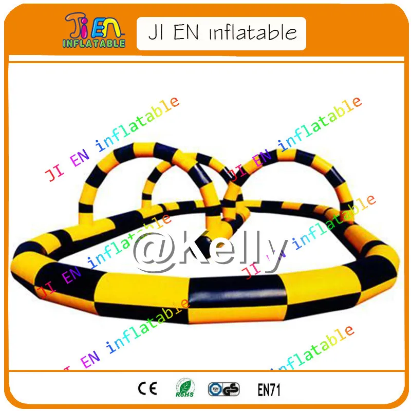 

Free shipping inflatable go kart race track, cheap inflatable zorb ball track games, popular inflatable air track for sale
