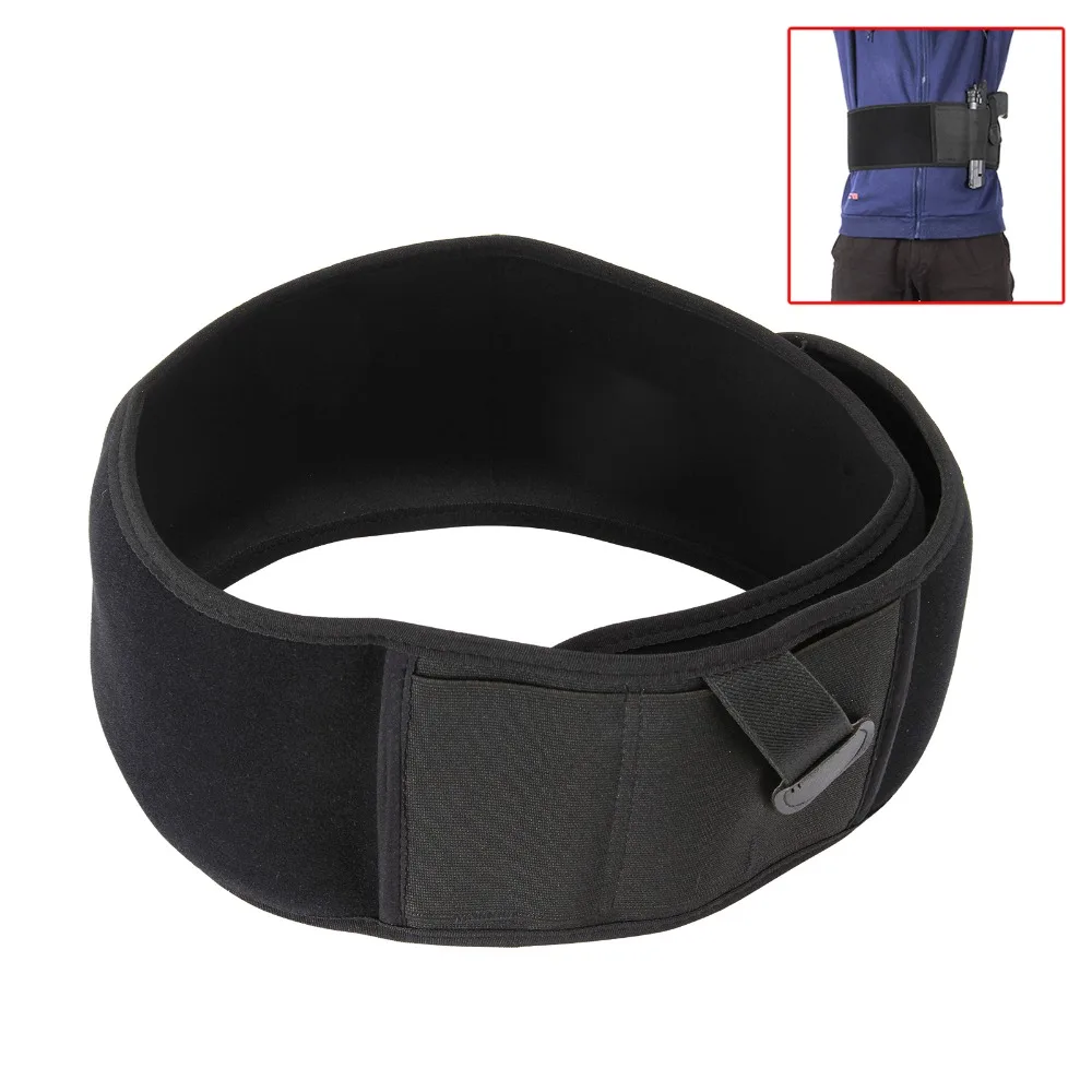 Ruger LCP Ultimate Belly Band Holster for Concealed Carry left Black