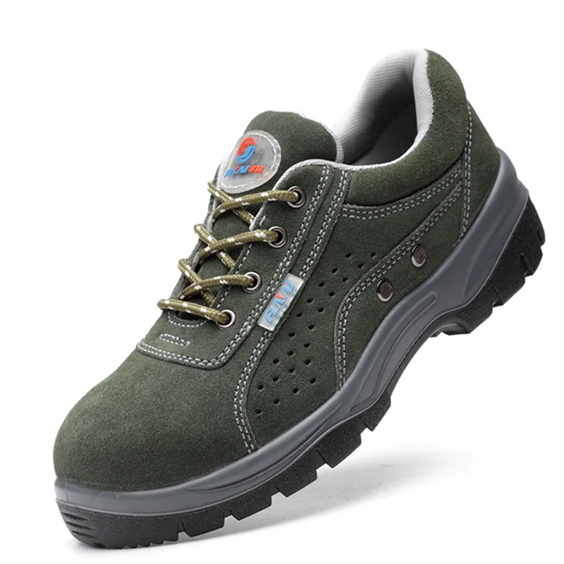 

Unisex New Non-slip Work Safety Shoes Men's Breathable Steel Toe Cap Wear-resistant Construction Boots Outdoor Platform Sneakers