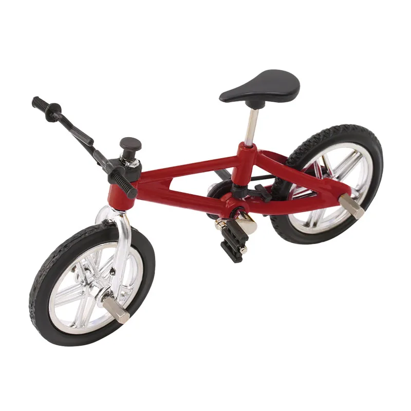 HBB Finger сплав модель велосипеда мини MTB BMX Fixie велосипед мальчиков игрушка творческая игра подарок - Цвет: red