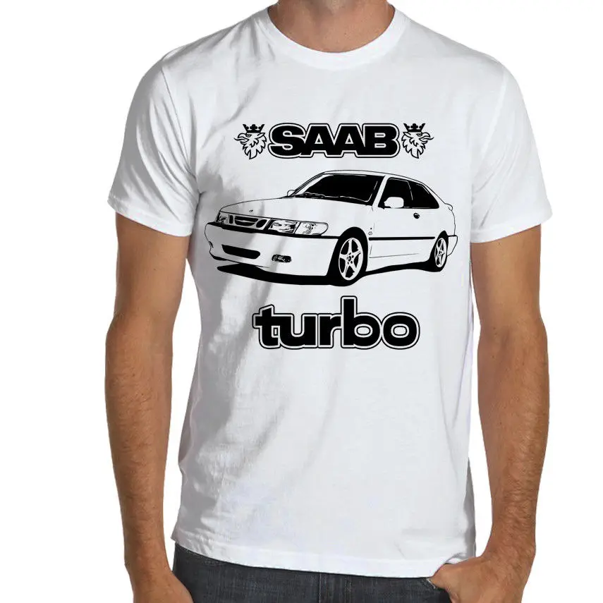 Saab 9 3 Viggen Turbo Soft Cotton T Shirt Multi Colors S 3Xl Rally Racer Wrc T Shirt Men Clothing Cool O Neck Tops