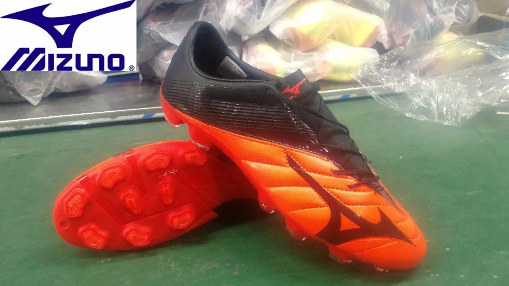 

Mizuno Rebula V1 TF Soccer shoes Sneakers top microfiber leather broken nail Running Shoes Orange Weightlifting Shoes Size 39-45