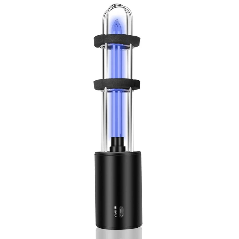 Перезаряжаемый ультрафиолетовый УФ-стерилизатор, светильник, лампа для дезинфекции, бактерицидная лампа, озоновый стерилизатор, клещи, светильник s - Мощность в ваттах: A