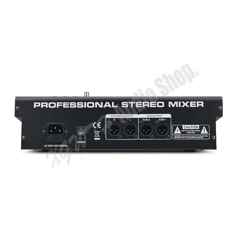 US $159.60 8 Channels Audio Mixer Professional DJ Mixing Console With Digital DSP Effects With Bluetooth USB 48V Phantom Power For Stage