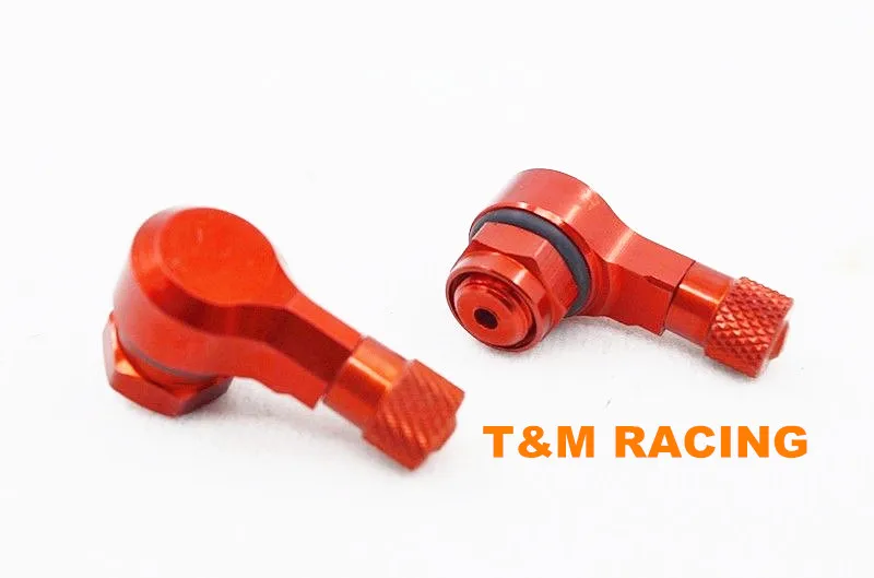 2 pcs Motorcycle Valve Stems CNC 90 Degree Angled 11.3mm Tire Aluminum