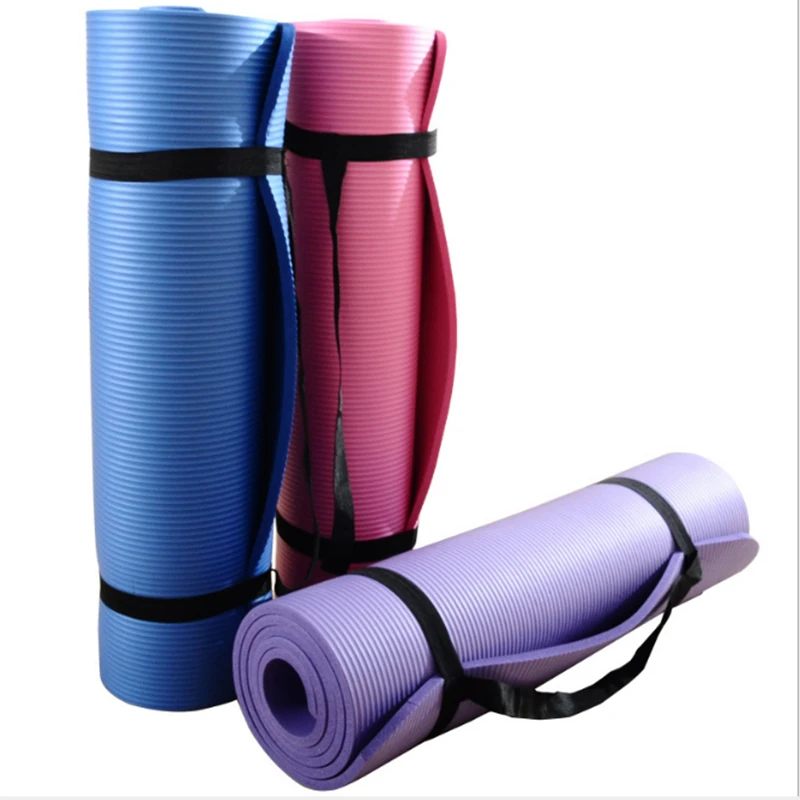 1 Piece 10mm Yoga Beginner Indoor Yoga Mat Pilates Pads Outdoor Garden
