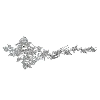 

Rhinestone Crystals 23.5cm Long Bridal Wedding Hair Comb Wedding Women Hair Accessories Jewelry FA5095