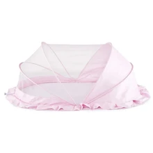 Горячая Распродажа 110X60X55 см детская москитная сетка Складная монгольская защитная сетка для юрты для новорожденной кровати москитный чехол с хавелоком