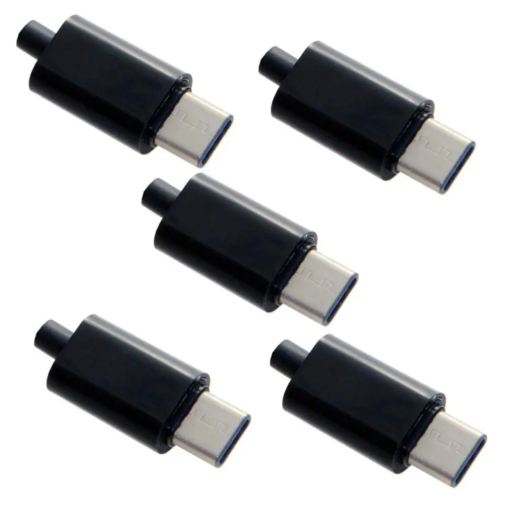 Chenyang 5 комплектов сделай сам 24 контакта USB 3 1 Тип C Штекерный разъем SMT для