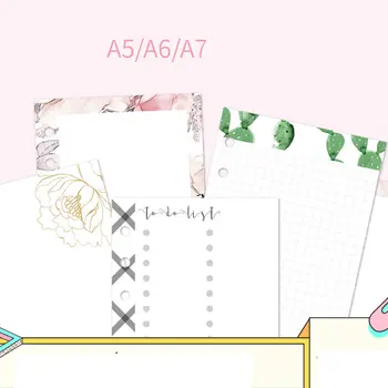 

Lovedoki 25 Sheets Yiwi 2019 New A5 A6 A7 Filler Pages Dokibook Inner Pages List Grid Flower Blank Pages For Spiral NOtebook