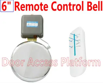 

6" inch Remote control time ring Door Bell Ring,switch management clock in and clock out all by ring bell sound kit attendance