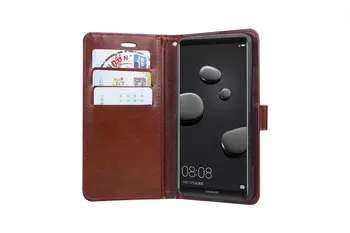 

10pcs/lot free shipping Book Style Crazy Horse Lines Leather Wallet Case For Sony Xperia XZ1/XZ1 compact/XA1/XA1PLUS/XA1 ULTRA