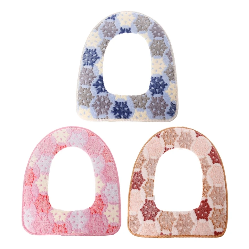 

Sticky Toilet Seat Cover Pad Soft Warm Closestool Cushion Waterproof Cute Mat