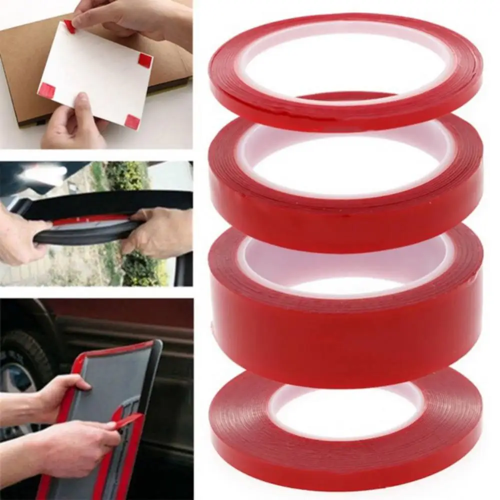 

Double Sided Tape Strong Acrylic Glue Red Film Clear Sticker for Mobile Phone LCD Pannel Display Screen Repair