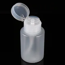 60 мл/150 мл Белый Пустой дозатор для ногтей, бутылка для мытья, жидкое средство для удаления спирта, очищающее средство, бутылка для макияжа
