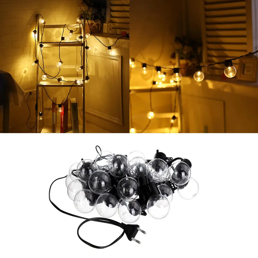 

Bulbs Garland Window Ball LED String Lights Outdoor Christmas Lights Decoration For Wedding Holiday Room Light
