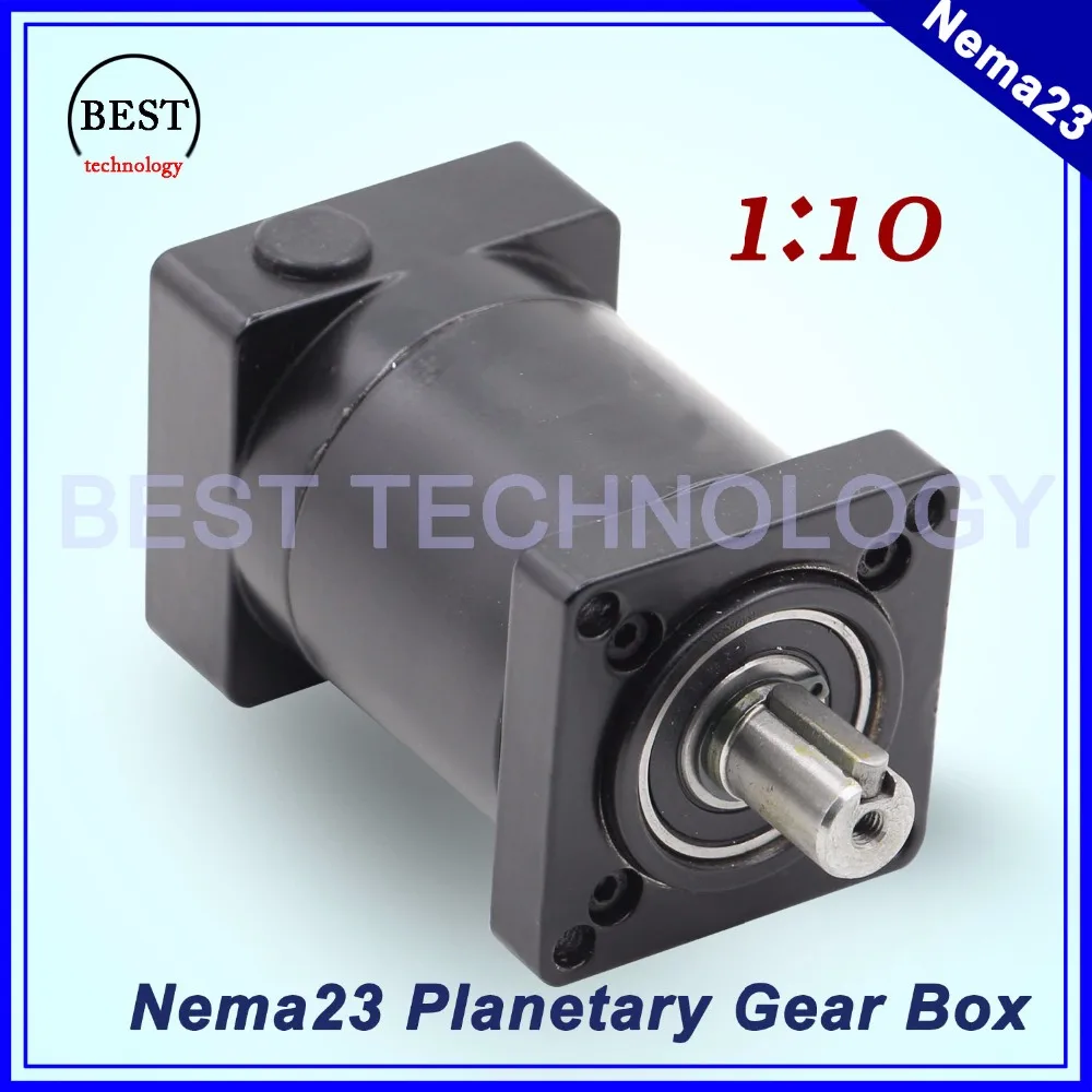 

Nema23 Motor Planetary Reduction Ratio 1:10 planet gearbox 57mm motor speed reducer Nema 23 Planetary Gear high quality !!