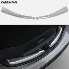 Внутренняя внутренняя отделка заднего бампера из нержавеющей стали Накладка порога пластина багажника педаль наклейка 2 шт./компл. для Toyota RAV4