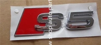 

Car Chrome Badge Emblem OEM quality 'S5' for Audi Cabriolet Coupe Sportback TFSI