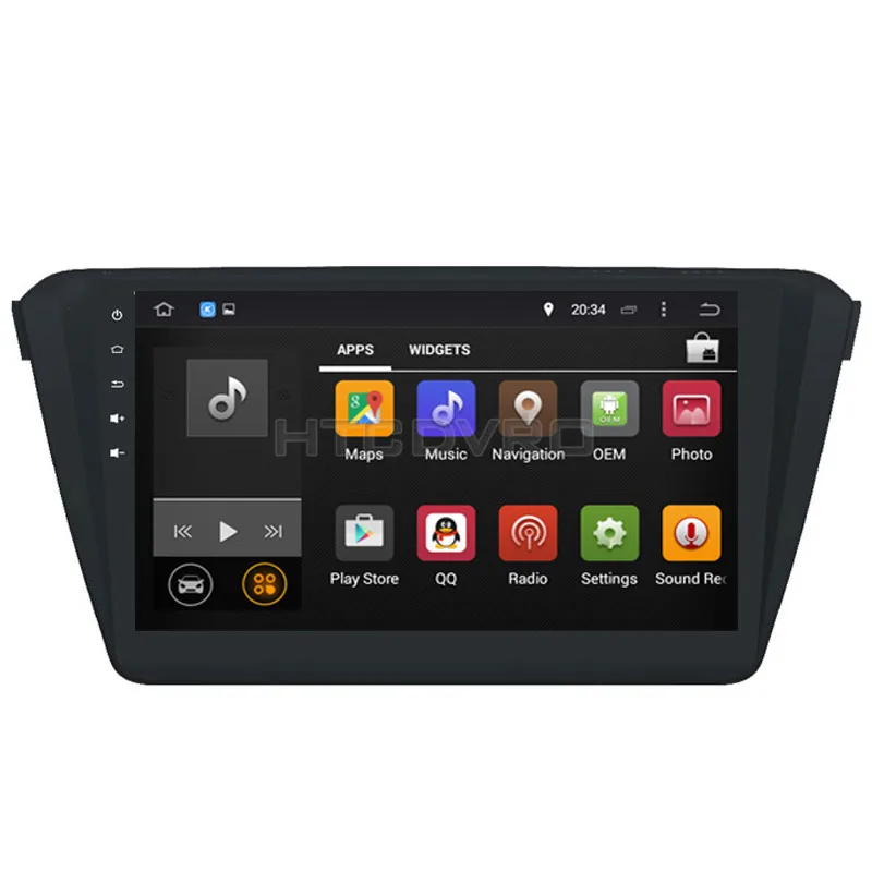 Cheap YMODVHT 10.1inch Octa Core 4GB+32GB Android 9.0 Car DVD Player for Skoda Superb B8 2015- Radio Stereo GPS Navigation 3