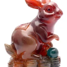 Желтый кролик, подвески на удачу, китайский зодиак, шэньсяо, аллохройский талисман, фэншуй орнамент, новые подарки, лучший подарок, чайный питомец, S1015Bt