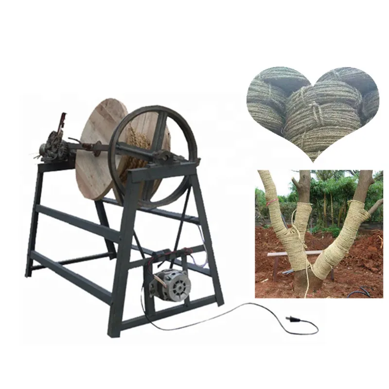 Grass rope winding machine hay band spinning machine straw rope making machine