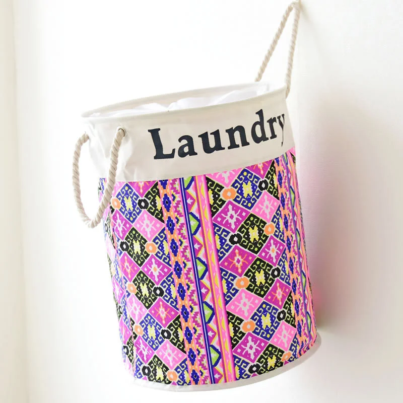 35x45 cm كبير سلة التخزين نوم القذرة سلة الغسيل مع مقبض الملابس القذرة القطن الغسيل المنظم للعب طوي 35x45 cm كبير سلة التخزين نوم القذرة سلة الغسيل مع مقبض الملابس القذرة القطن الغسيل المنظم للعب طوي