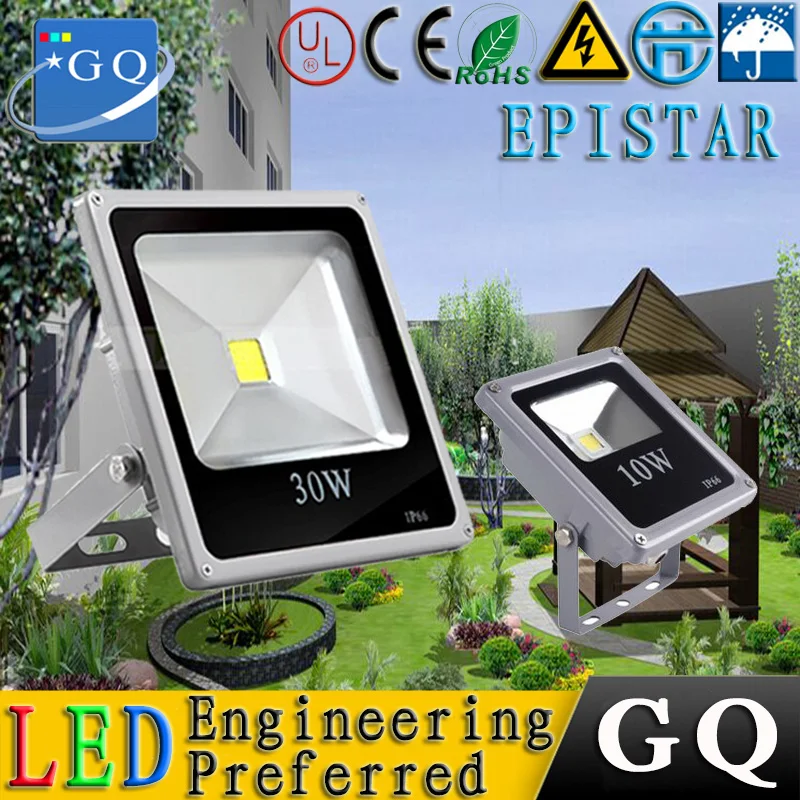 Us 130 0 10pcs Lot10w 100w Dimmable Led Flood Light Outdoor Waterproof Decoration Garden Spot Lighting Ac 220 265v Warm White Cool In