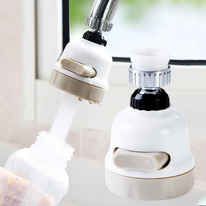 Moveable Tap Head 1PC 360 Degree Rotatable Universal Kitchen Sprayer Water Saving Filter Recommended Faucet Bathroom - Цвет: As Picture