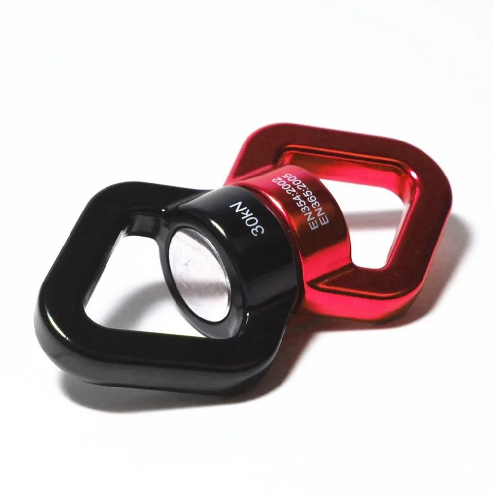 

360 Degree Rotator Spinner Rope Swivel Connector Climbing Swings Rescue Aerials Accessory