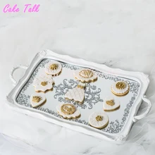 Свадебный торт лоток стеклянная подставка для тортов десертов тарелка украшение для шоколадных конфет торт инструмент день рождения ребенка