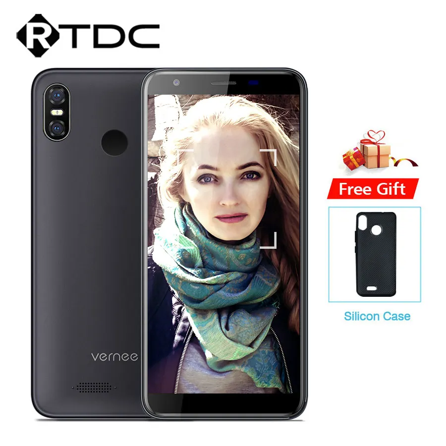 Мобильный телефон Vernee M3 5 'ཎ:9 HD + Android8.1 3 ГБ 32 четырехъядерный мобильный 3300 мАч