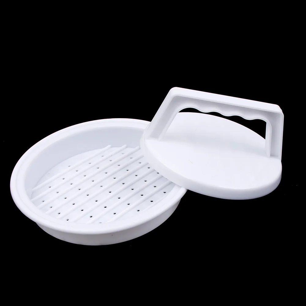 

Useful 2PCS/set Kitchen Tool Hamburger Maker Mold Meat Press Tools Patty Makers