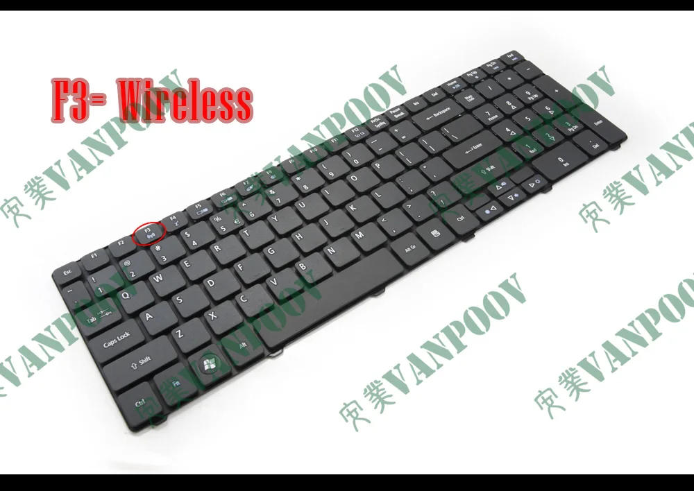 Original For Acer NSK-ALC1D 9Z.N1H82.C1D PK130C92A00 NSK-AL11D English Keyboard