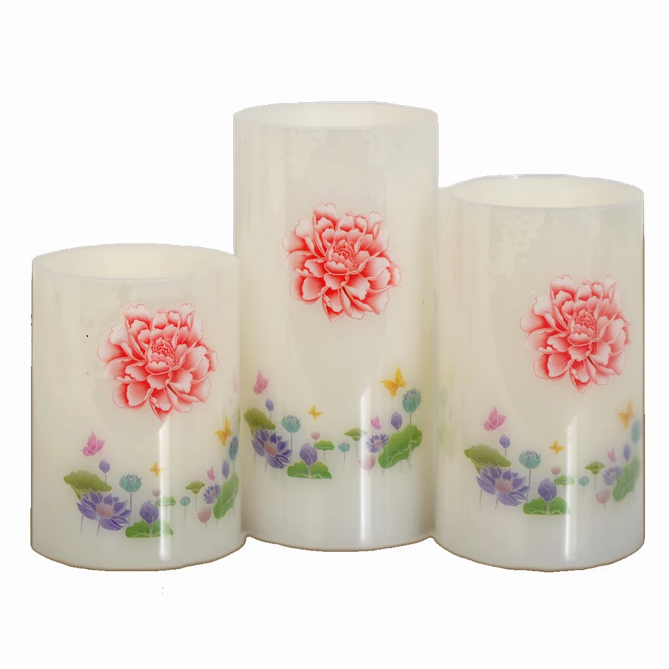 

remote control led wax candle with RGB color changing for bar hotel home decoration and lovely night light 3 size option