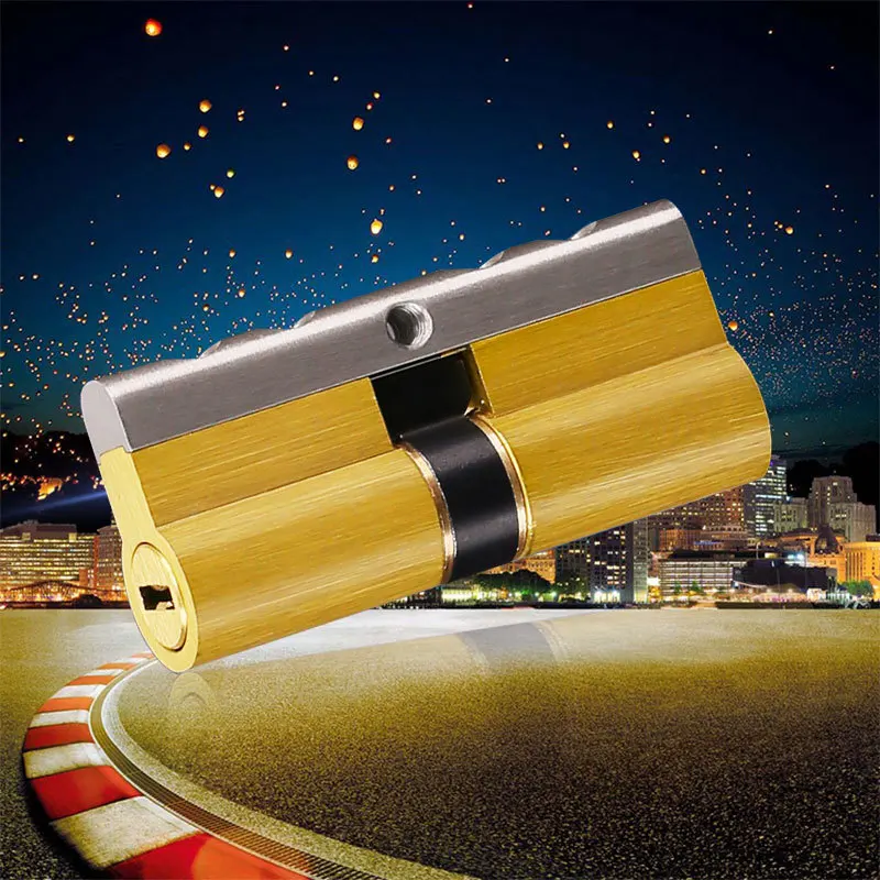 

85mm new AB copper cylinder, anti-theft lock core, eccentric lock core 8 keys European standard