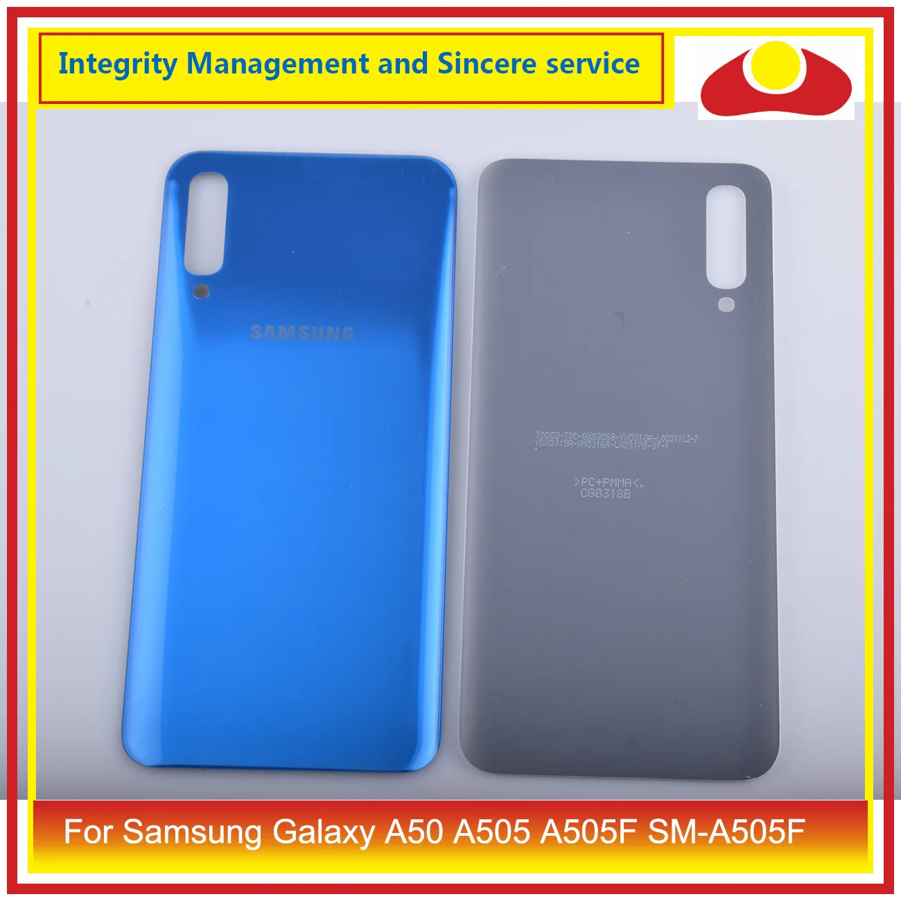 Для samsung Galaxy A50 A505 A505F SM-A505F корпус батарейного отсека заднее стекло чехол Корпус Корпуса A50 Замена