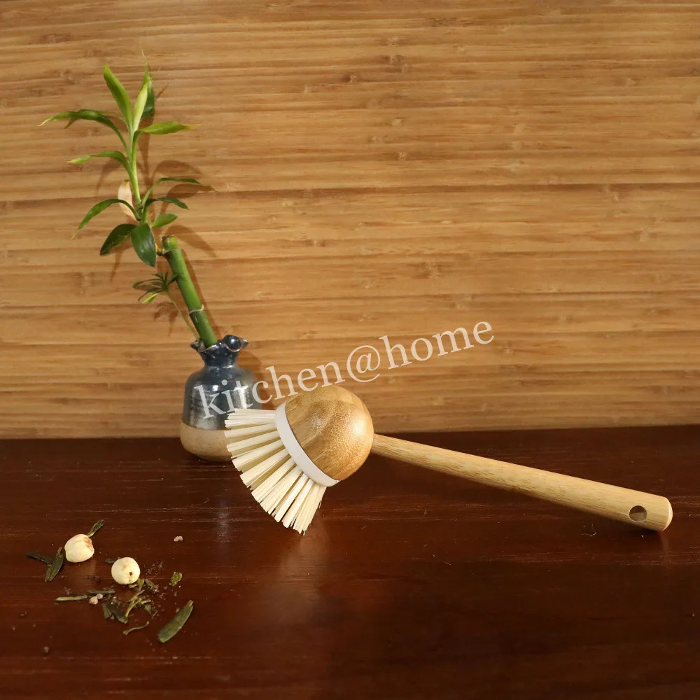 New Bamboo Dish Brush Multifunction Kitchen Cleaning Tools Dish Brush